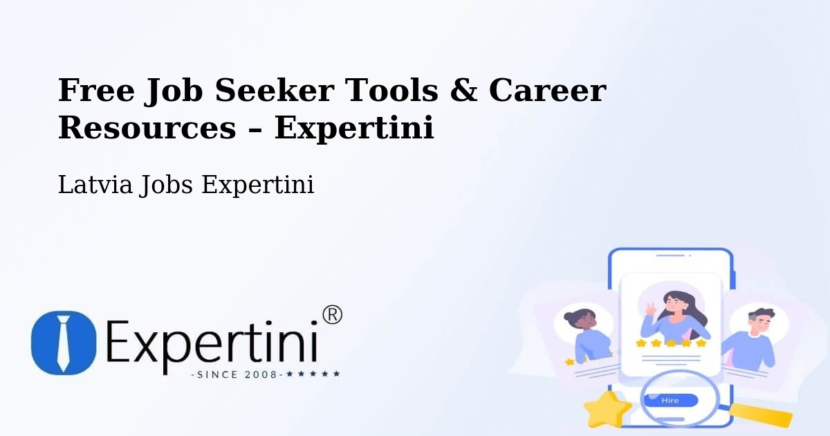 Free Job Seeker Tools & Career Resources – Madona - Madona, Latvia Jobs Expertini