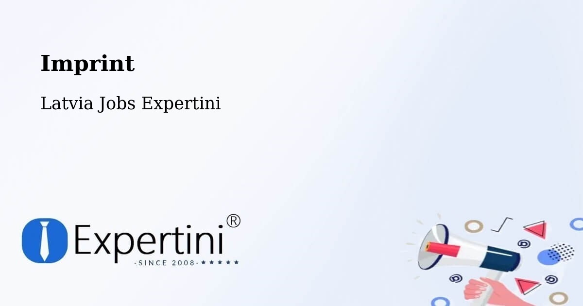 Imprint – Madona - Latvia Jobs Expertini